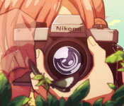 mitsuba taking a photo